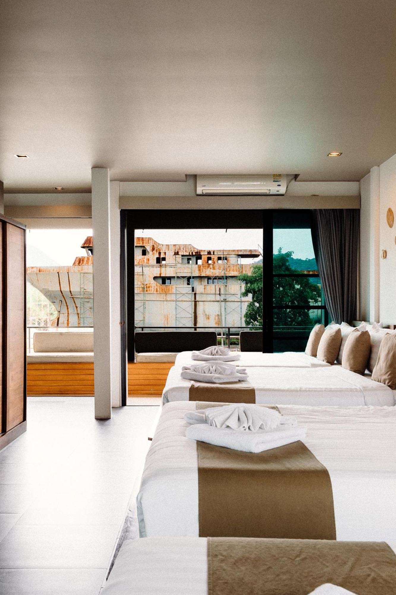 Baan Tah On The Sea Hotell Bang Sare Exteriör bild