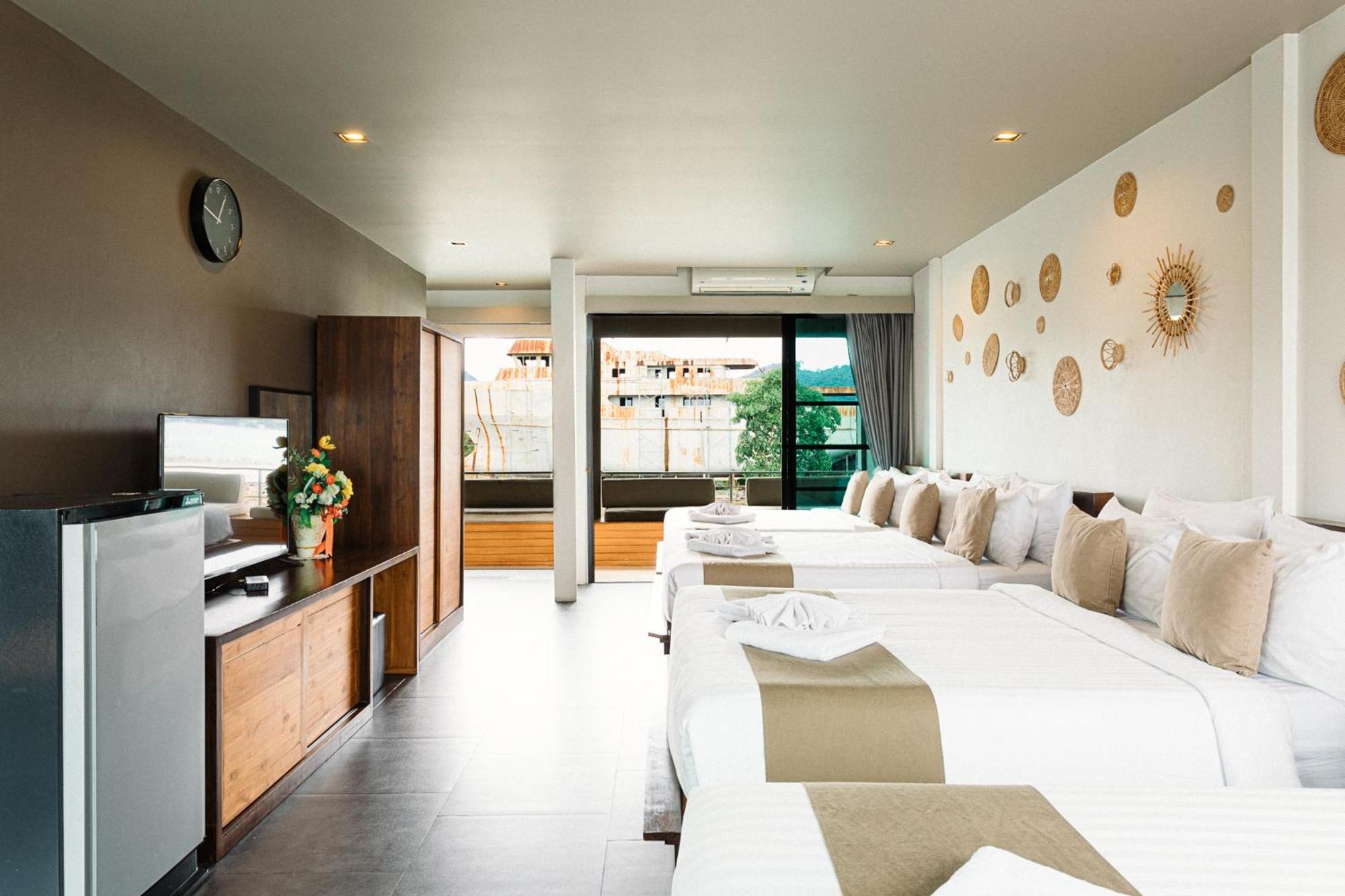 Baan Tah On The Sea Hotell Bang Sare Exteriör bild