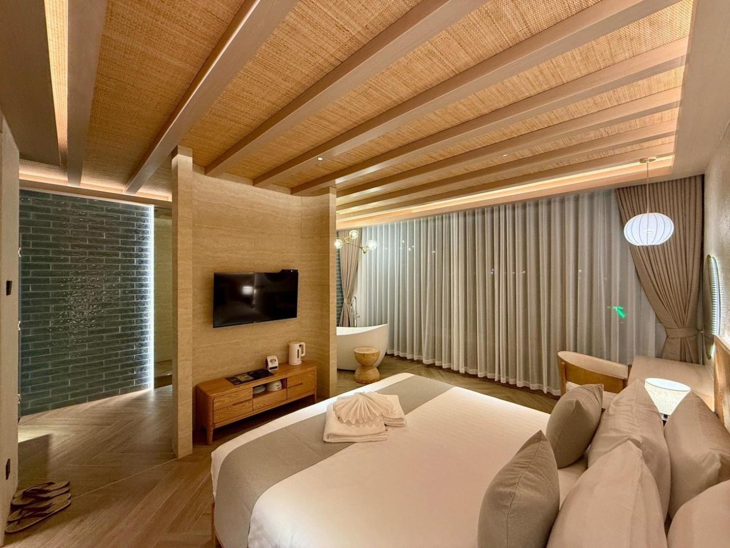 Baan Tah On The Sea Hotell Bang Sare Exteriör bild
